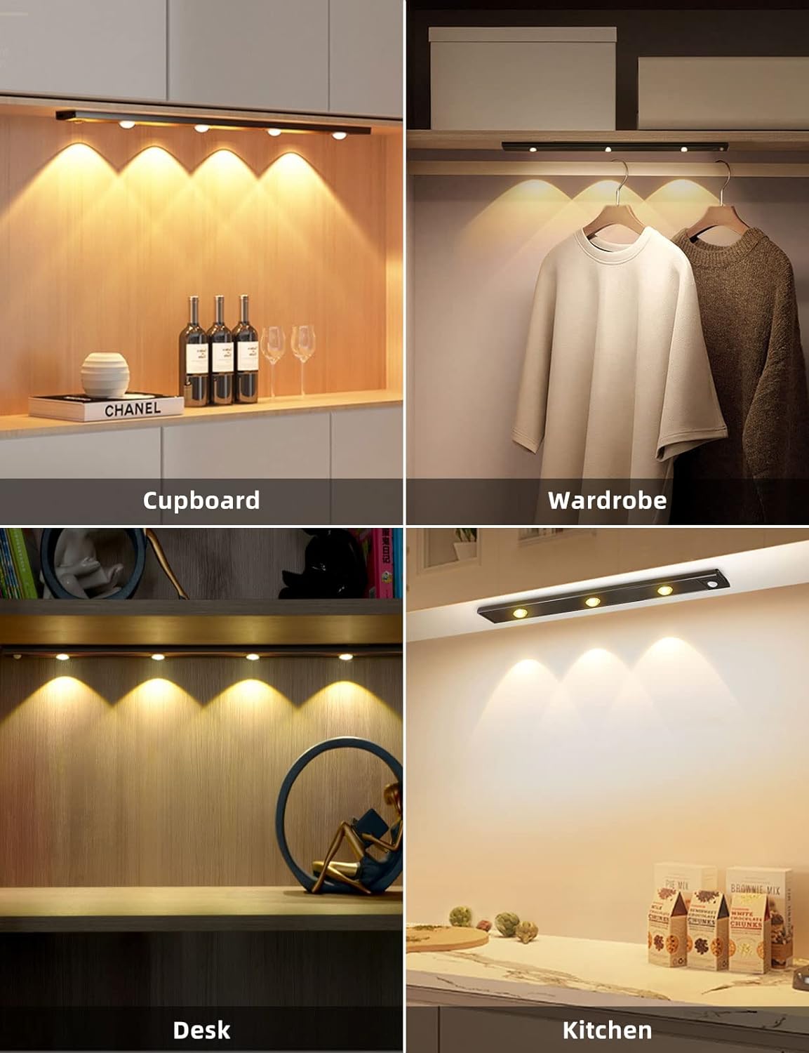 Under The Cabinet Lights : Wireless Motion Sensing Lights