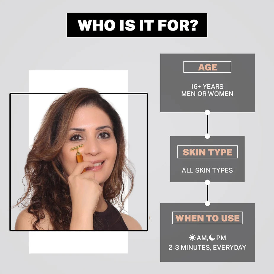 BEAUTY 24K FACE MASSAGER - FACIAL MASSAGER